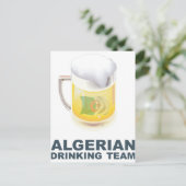 Algerijns Drink team Briefkaart (Staand voorkant)