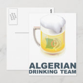 Algerijns Drink team Briefkaart (Voorkant / Achterkant)