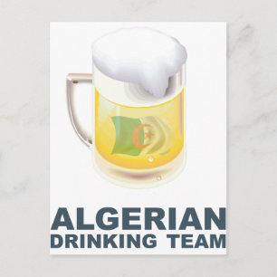Algerijns Drink team Briefkaart
