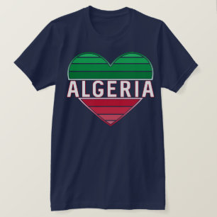 Algerijns hart, ik hou van Algerije T-shirt