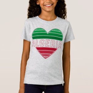 Algerijns hart, ik hou van Algerije T-shirt
