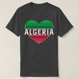 Algerijns hart, ik hou van Algerije T-shirt