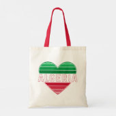 Algerijns hart, ik hou van Algerije Tote Bag (Achterkant)