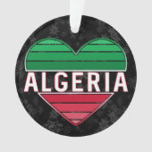 Algerijns hart, ik hou van Algerije vakantie Ornament (voorkant)