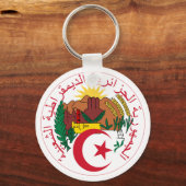 Algerijns Nationaal Emblem Sleutelhanger (Voorkant)