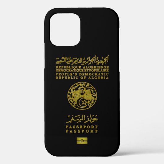Algerijns paspoort Case-Mate iPhone case (Achterkant)