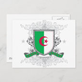 Algerijns schild briefkaart (Voorkant / Achterkant)