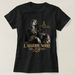 Algerijns trots L'Algerie Noire T-shirt, Koninklij T-shirt