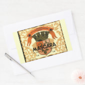  Algerijns Wijnlabel, Mascara Rechthoekige Sticker (Envelop)