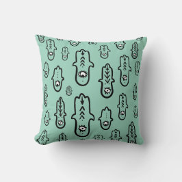 Algerijnse Amazigh Hamsa met Evil Eye Sierkussen