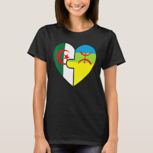 Algerijnse Amazigh wortels bijpassende vlag trots  T-shirt