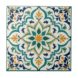 Algerijnse Andalusische Mozaïek Luxe Geometrisch Tegeltje