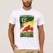  Algerijnse auto Race Ad T-shirt (Voorkant)