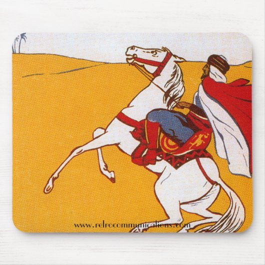 Algerijnse Horseman Mousepad Muismat (Voorkant)