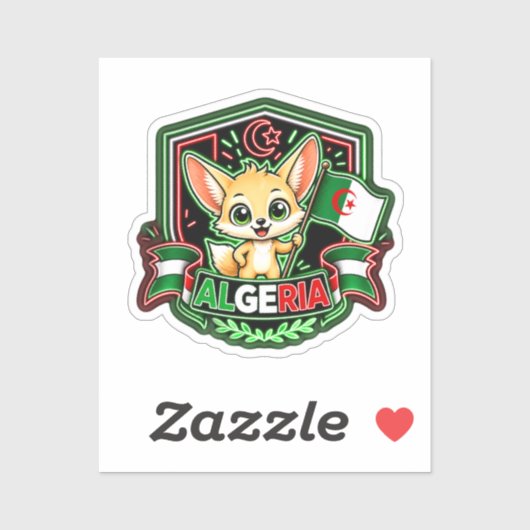 Algerijnse Kinderen Sticker (Vel)