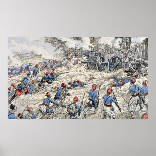 Algerijnse opstand van het Franse leger Poster (Voorkant)