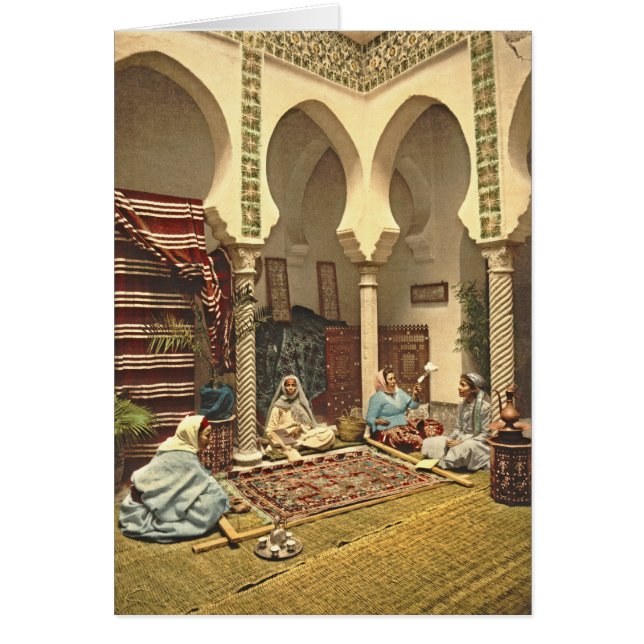 Algerijnse tapijtmakers 1899 (Voorkant)