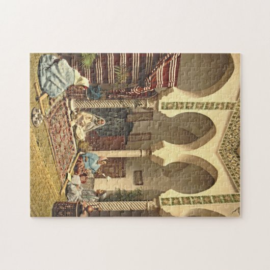 Algerijnse tapijtmakers 1899 legpuzzel (Horizontaal)
