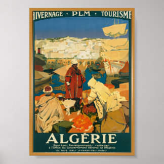 Algerijnse Vintage Poster