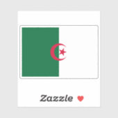 Algerijnse vlag (1958-1962) sticker (Vel)