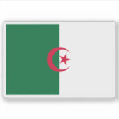 Algerijnse vlag (1958-1962) sticker (Voorkant)