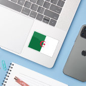 Algerijnse vlag (1958-1962) sticker (Laptop met iPhone)