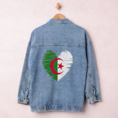 Algerijnse vlag Algerijnse Algerijnse geprezen Denim Jacket (Hangar)