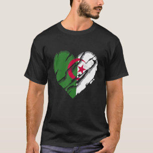 Algerijnse vlag Algerijnse Algerijnse geprezen T-shirt