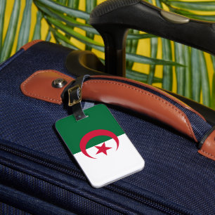 Algerijnse vlag bagagelabel