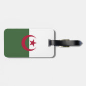 Algerijnse vlag bagagelabel (Achterkant horizontaal)