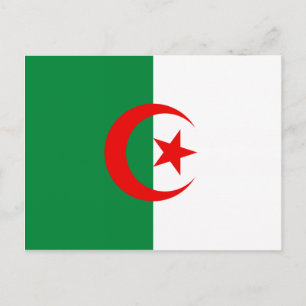 Algerijnse vlag briefkaart