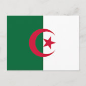 Algerijnse vlag briefkaart (Voorkant)