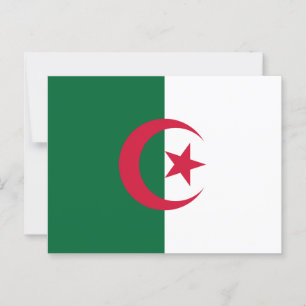 Algerijnse vlag briefkaart