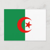 Algerijnse vlag briefkaart (Voorkant)