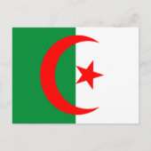 algerijnse vlag briefkaart (Voorkant)