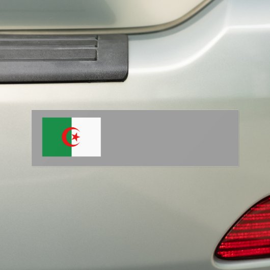 Algerijnse vlag bumpersticker (Op auto)