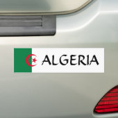 Algerijnse vlag bumpersticker (Op auto)