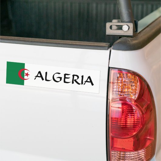 Algerijnse vlag bumpersticker (Op Truck)
