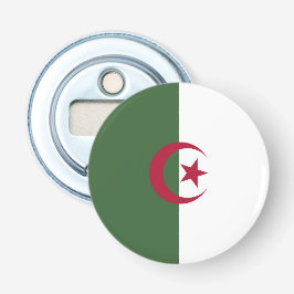 Algerijnse vlag button flesopener