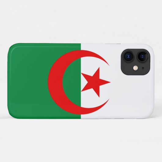 Algerijnse vlag Case-Mate iPhone case (Achterkant (horizontaal))