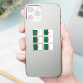 Algerijnse vlag Collectie pack van 6 Sticker (Telefoon)