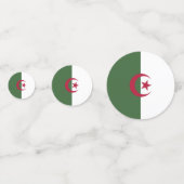 Algerijnse vlag confetti (Voorkanten)