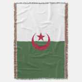 Algerijnse vlag deken (Voorkant Verticaal)