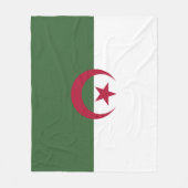 Algerijnse vlag fleece deken (Voorkant)