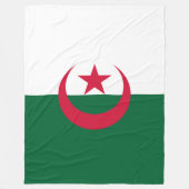 Algerijnse vlag fleece deken (Voorkant)
