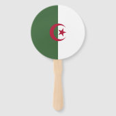 Algerijnse vlag handwaaier (Voorkant)