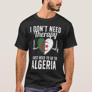 Algerijnse vlag I Algerije Vlag I Vakantie Algerij T-shirt