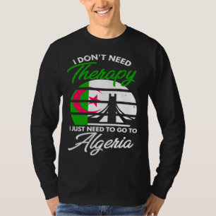 Algerijnse Vlag I Algerije Vlag I Vakantie I Alge T-shirt