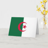 Algerijnse vlag kaart (Gele Bloem)