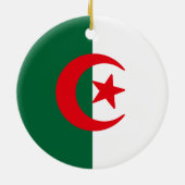 Algerijnse vlag keramisch ornament (Achterkant)